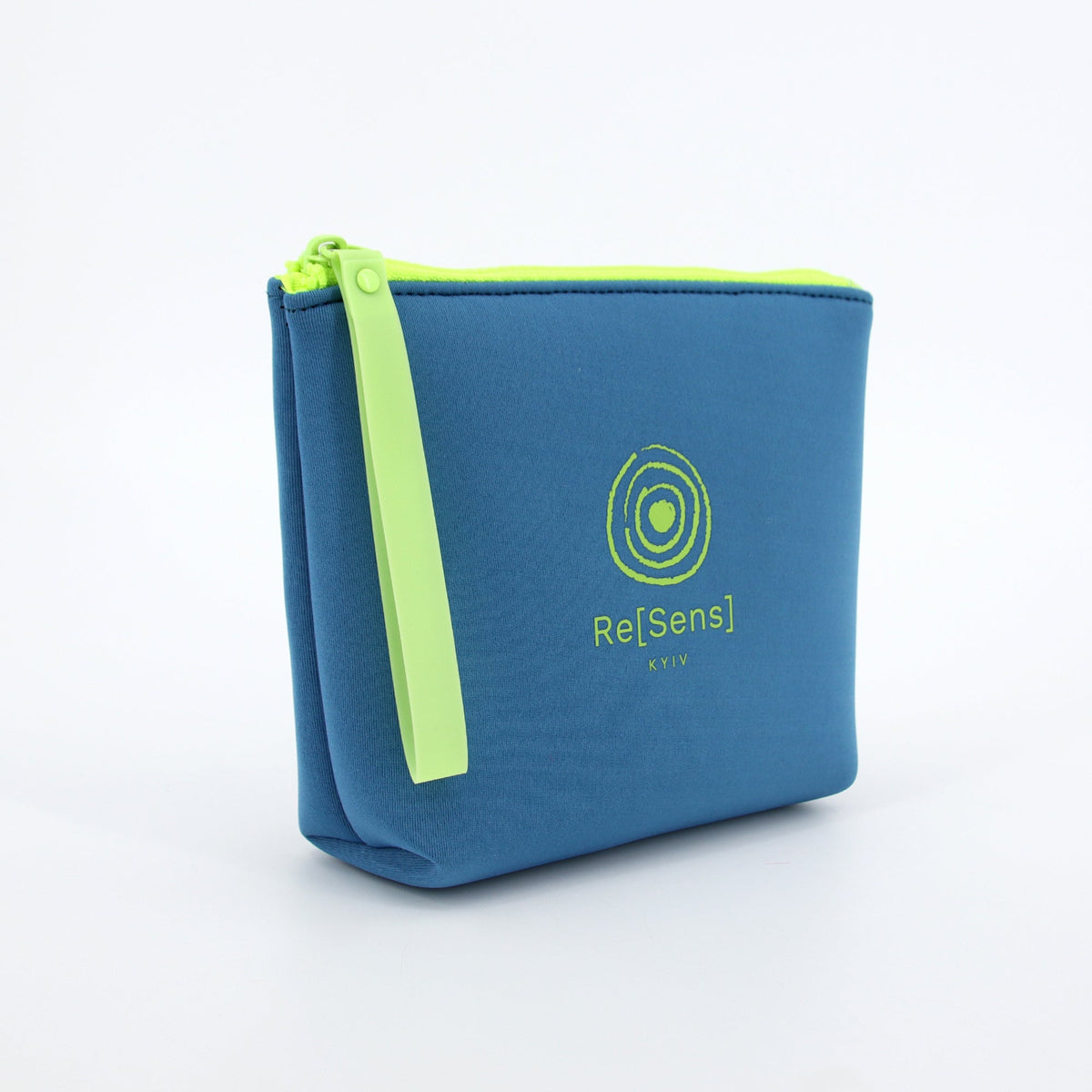 Portfard din neopren, albastru-verde