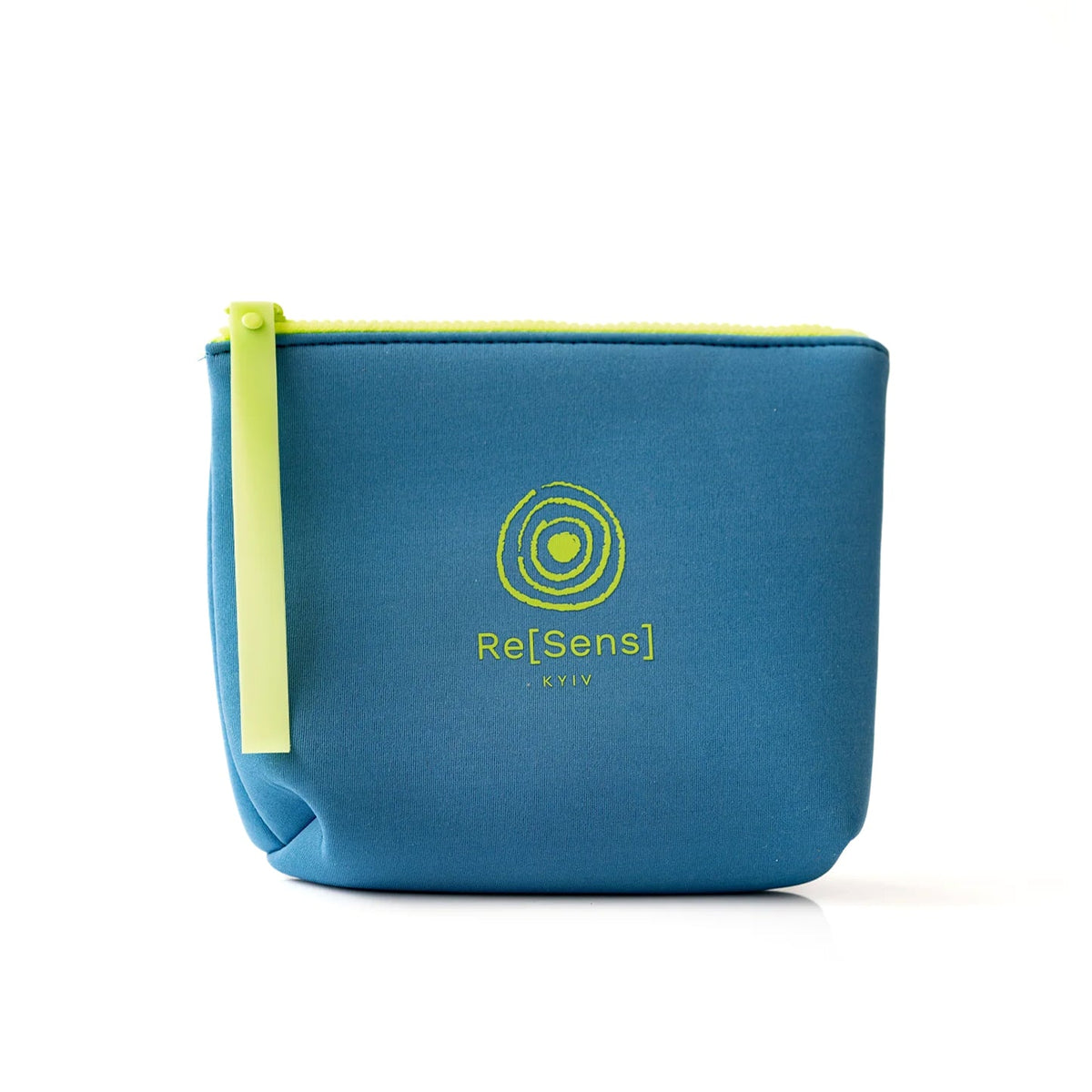Portfard din neopren, albastru-verde