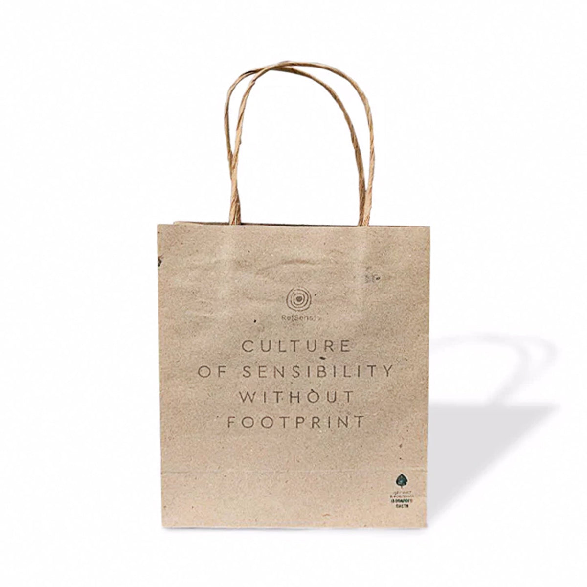 Pungă mică din fibre de frunze căzute